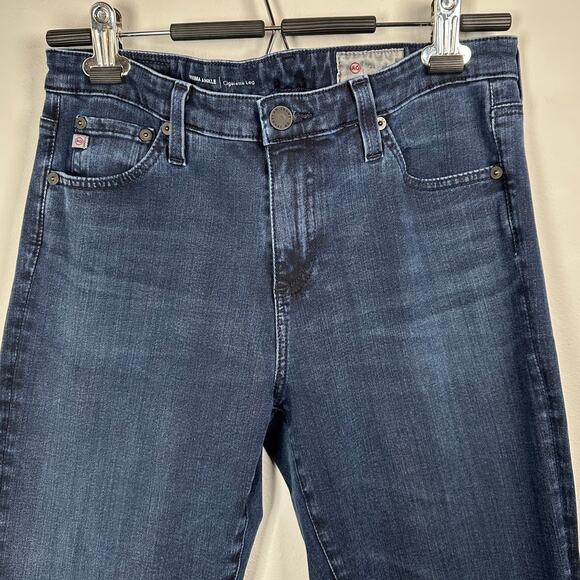 AG Contour360 Cotton Blend Prima Ankle Cigarette Leg Jeans Women's 28R - Picture 3 of 9